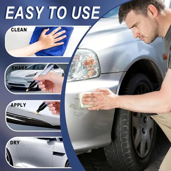 🚗✨ stylo de retrait de rayures de voiture magique - réparation de peinture instantanée et brillance 🛠 🍂