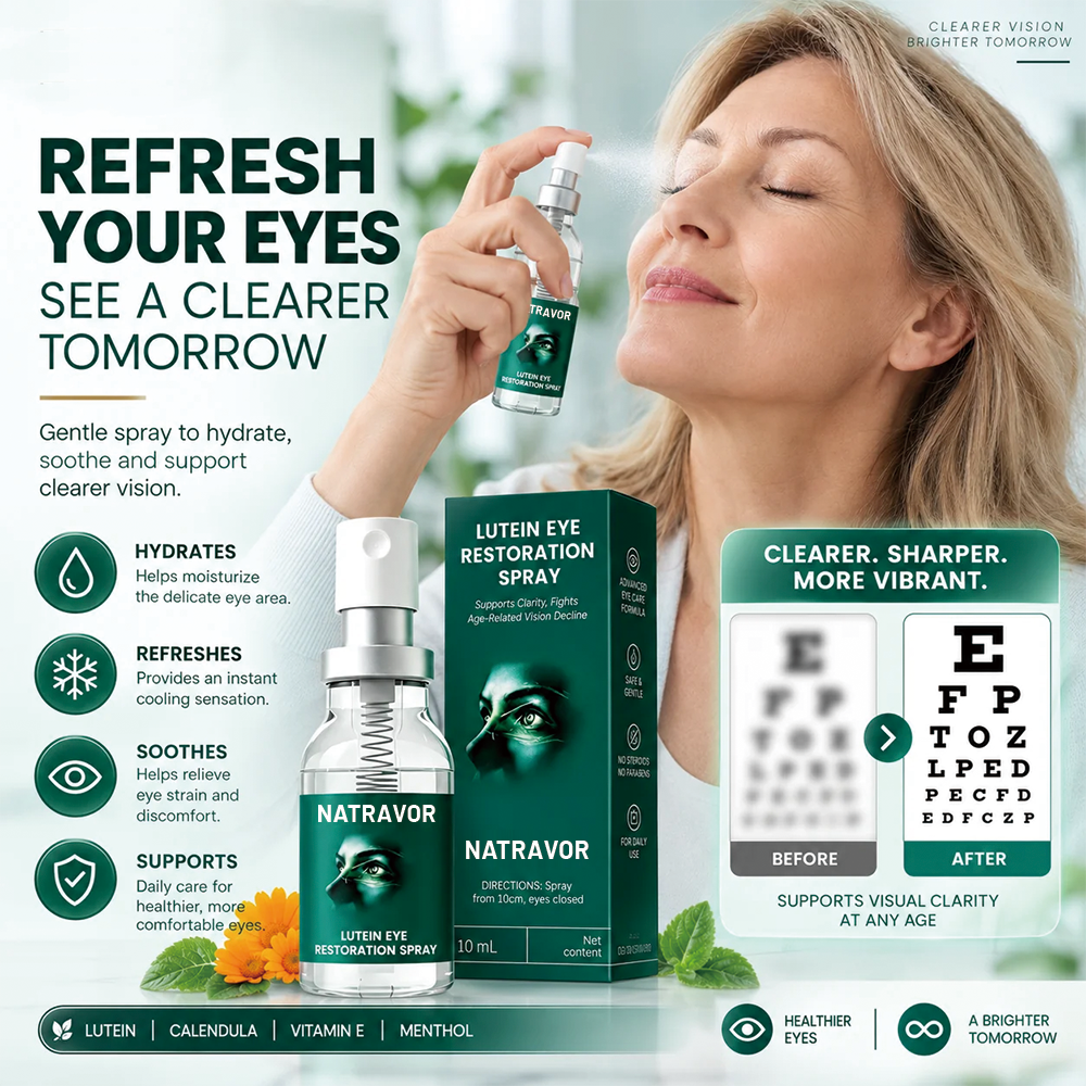 Lutein Eye Care Spray — 10-Second Daily Routine