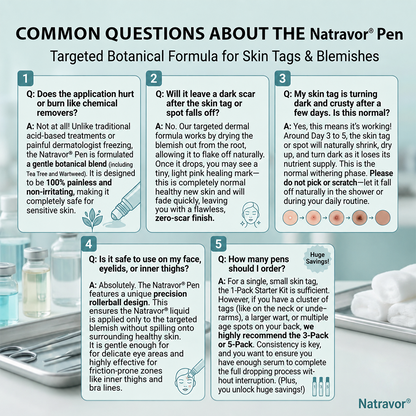 NATRAVOR® 𝟕-𝐃𝒂𝘆 𝐒𝗸𝐢𝐧 𝐓𝒂𝗴 & 𝐒𝐩𝙤𝐭 𝐄𝐫𝒂𝐬𝙚𝐫 Painless & Scar-Free Advanced Imperfection Remova𝗜 Ro𝗜𝗜erba𝗜𝗜 Pen 🌿