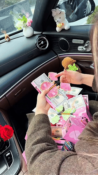 Rebond enveloppe rouge boîte-cadeau résistant à l’usure et Durable jouets cadeaux créatifs anniversaire Surprise boîte de saut matériau épais nouvel an