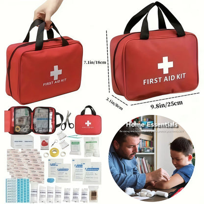 🆘160Piece Waterproof First Aid Kit for Emergencies