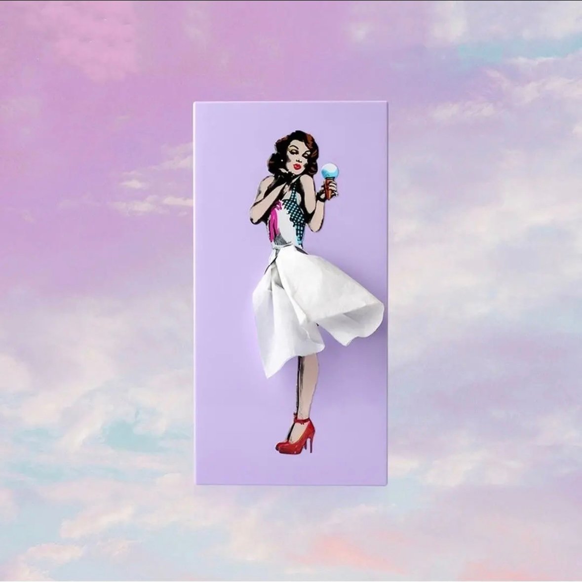 Early Christmas Sale - Flying Skirt Tissue Box FREE SHIPPING