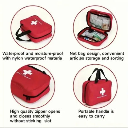 🆘160Piece Waterproof First Aid Kit for Emergencies