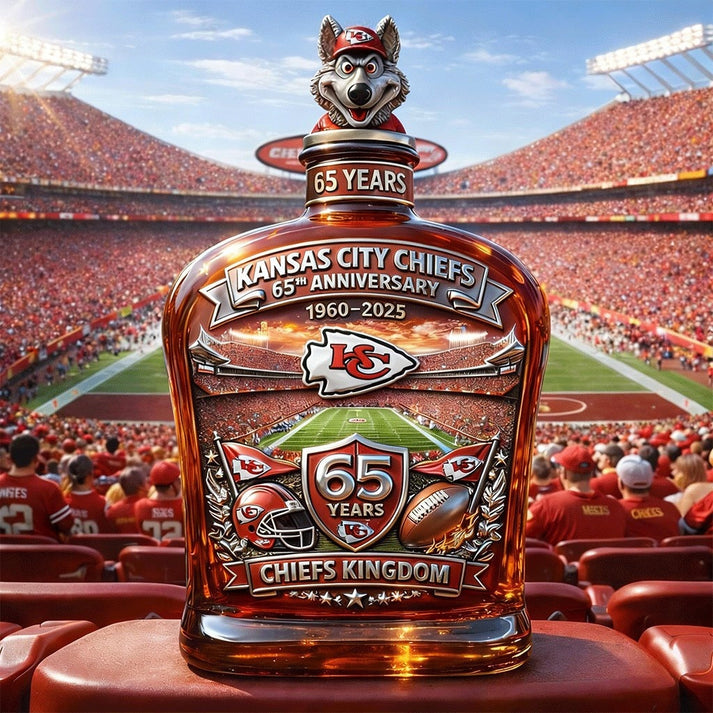 Chiefs ARROWHEAD STADIUM Farewell Commemorative Whisky Bottle