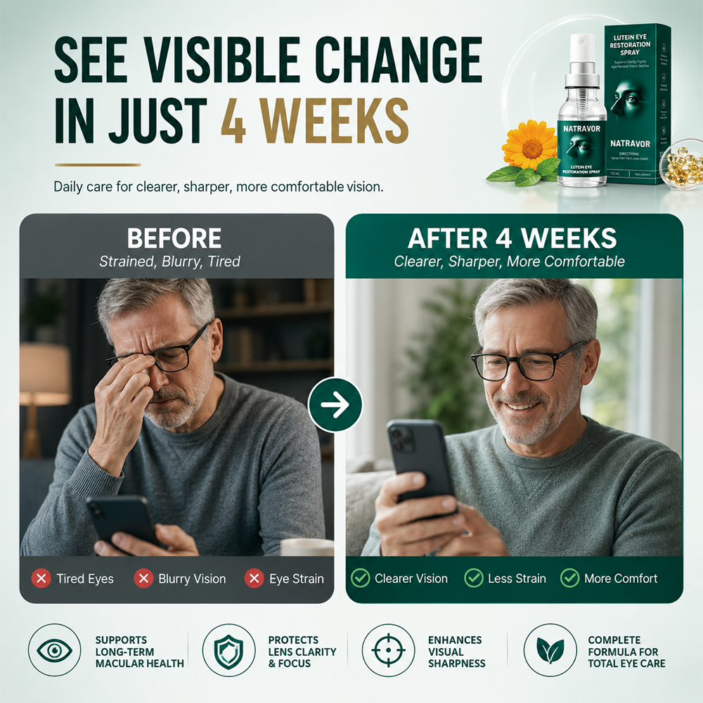 Lutein Eye Care Spray — 10-Second Daily Routine