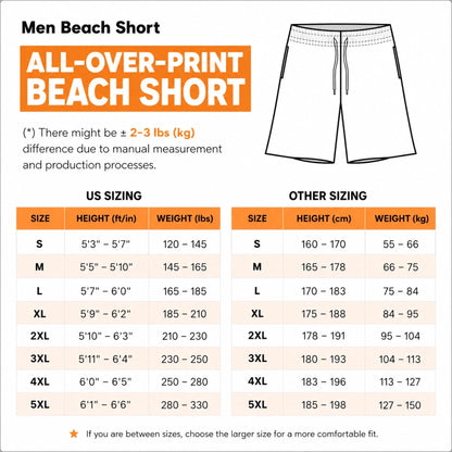 Custom Funny Patriotic Men Swim Trunks