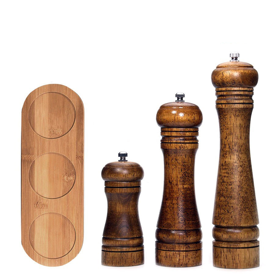 Salt and Pepper Mills Pepper Mill with Strong Adjustable Grinder