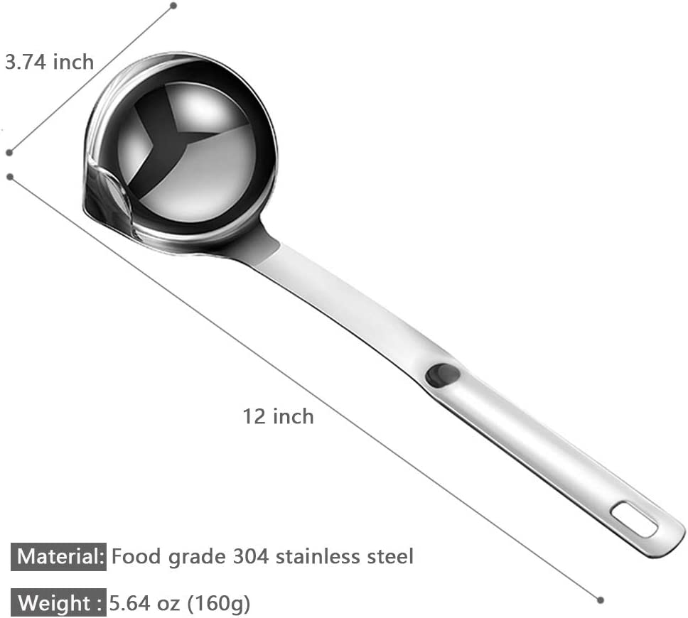 Stainless Steel Oil Separator Soup Ladle