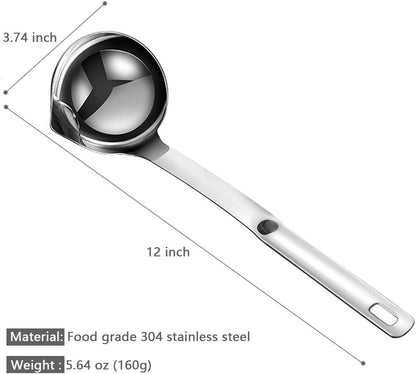 Stainless Steel Oil Separator Soup Ladle