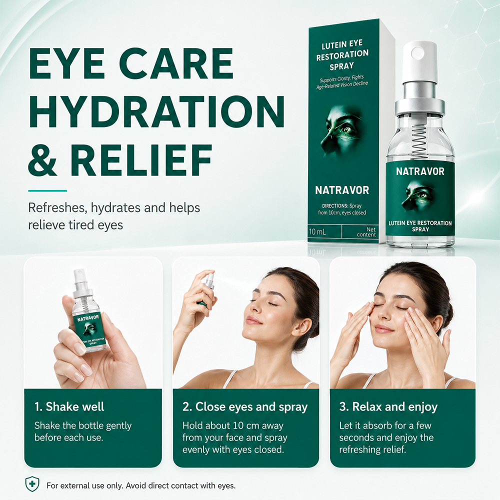 Lutein Eye Care Spray — 10-Second Daily Routine