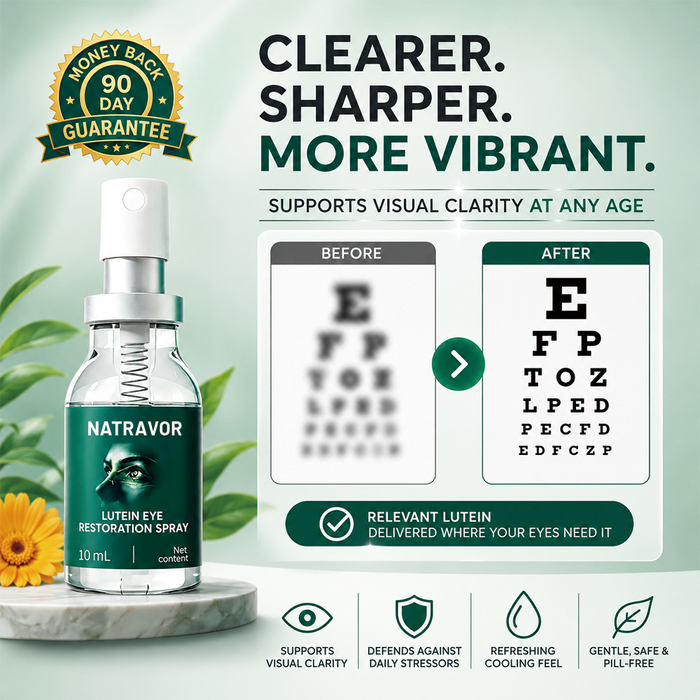 Lutein Eye Care Spray — 10-Second Daily Routine