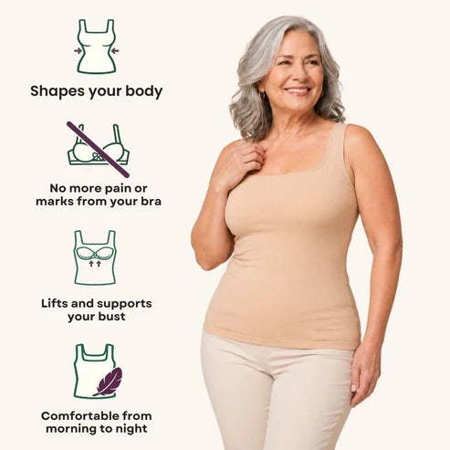 TopSpire's Built-In Bra Comfort Shaper Tank