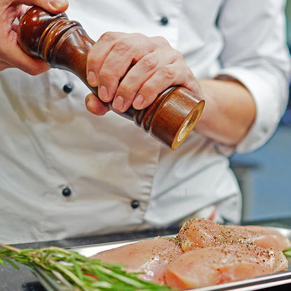 Salt and Pepper Mills Pepper Mill with Strong Adjustable Grinder