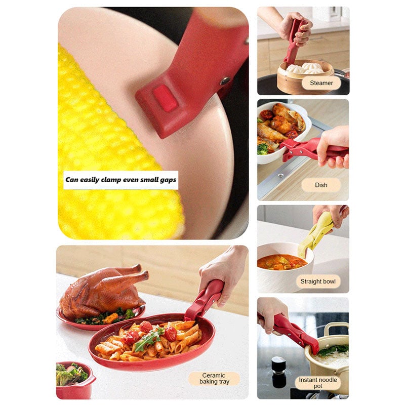 Buy 1 Get 1 FreeMulti-Purpose Anti-Scald Bowl Holder Clip for Kitchen