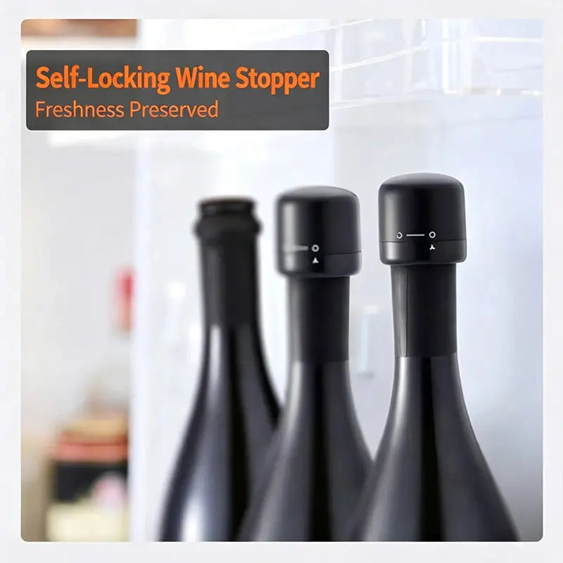 Vacuum Wine Stopper – Keep Wine & Champagne Fresh Longer