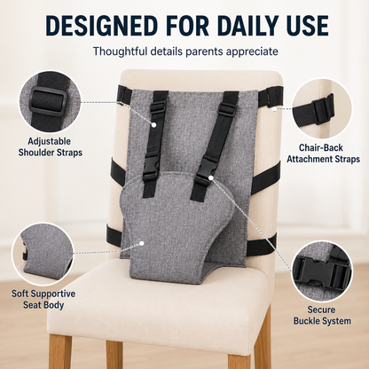 Baby Chair Harness Strap – 5-Point Safety & Travel-Ready Design