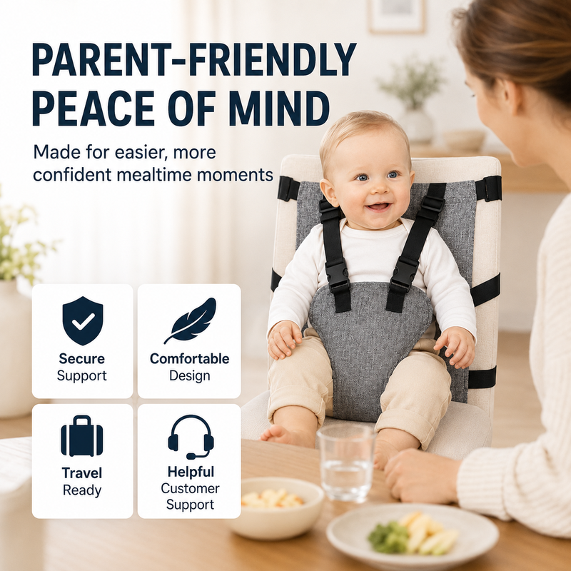 Baby Chair Harness Strap – 5-Point Safety & Travel-Ready Design