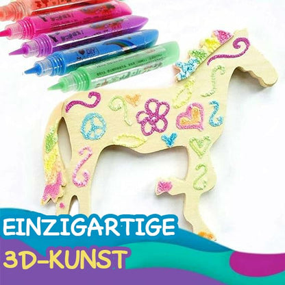 Magic 3D Puffy Paint Pens – Draw, Heat & Watch It Pop!