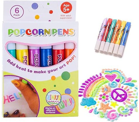 Magic 3D Puffy Paint Pens – Draw, Heat & Watch It Pop!