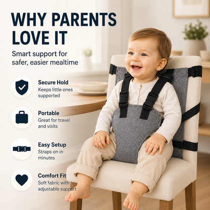 Baby Chair Harness Strap – 5-Point Safety & Travel-Ready Design