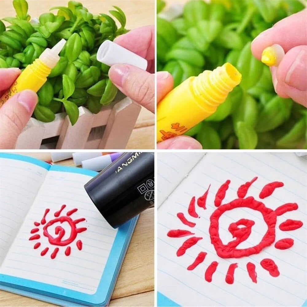 Magic 3D Puffy Paint Pens – Draw, Heat & Watch It Pop!