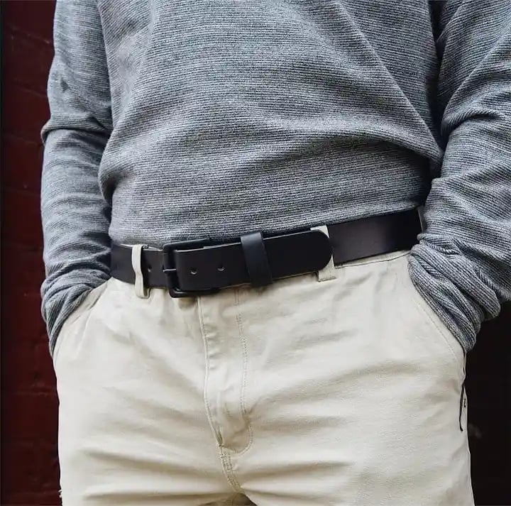🔥100% Handmade Full-grain Buffalo Leather Belt (𝐉𝐚𝐤𝐞 𝐖𝐢𝐥𝐬𝐨𝐧 𝐇𝐚𝐧𝐝𝐦𝐚𝐝𝐞®) - BUY 2 FREE SHIPPING