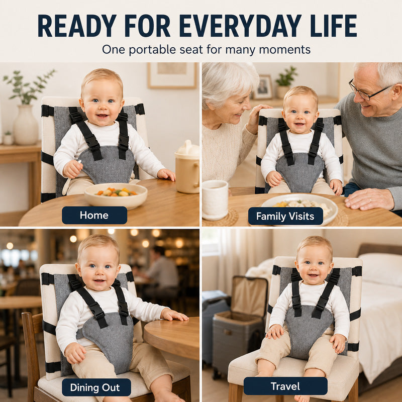 Baby Chair Harness Strap – 5-Point Safety & Travel-Ready Design