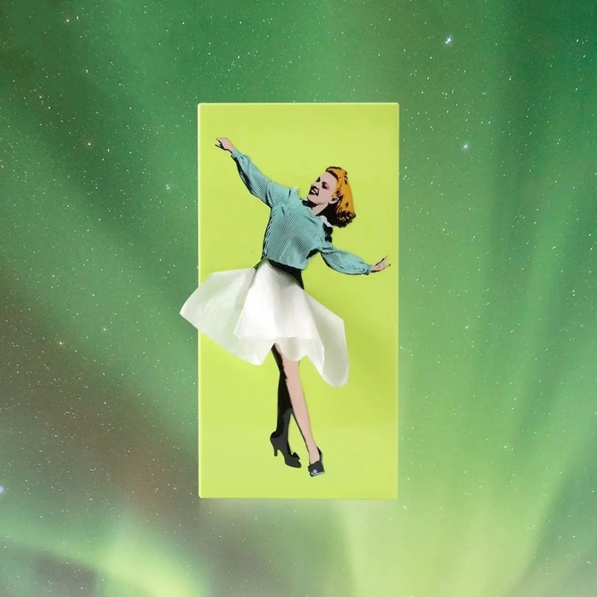 Early Christmas Sale - Flying Skirt Tissue Box FREE SHIPPING