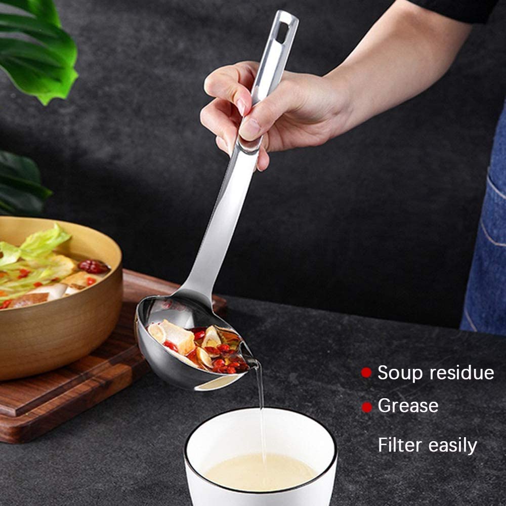 Stainless Steel Oil Separator Soup Ladle