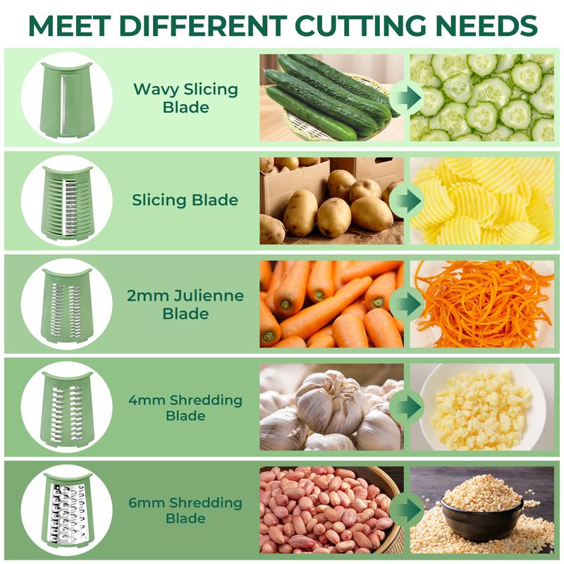 💥 allié de cuisine ultime -💥-5 en 1 Chopper de nourriture ✨(être bientôt épuisé)