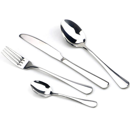 Dinnerware Set Colorful Rainbow Knife Fork Teaspoon Dishwasher Safe