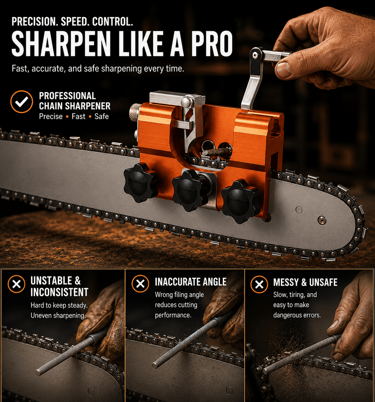 Suiiao™ Chainsaw Sharpener