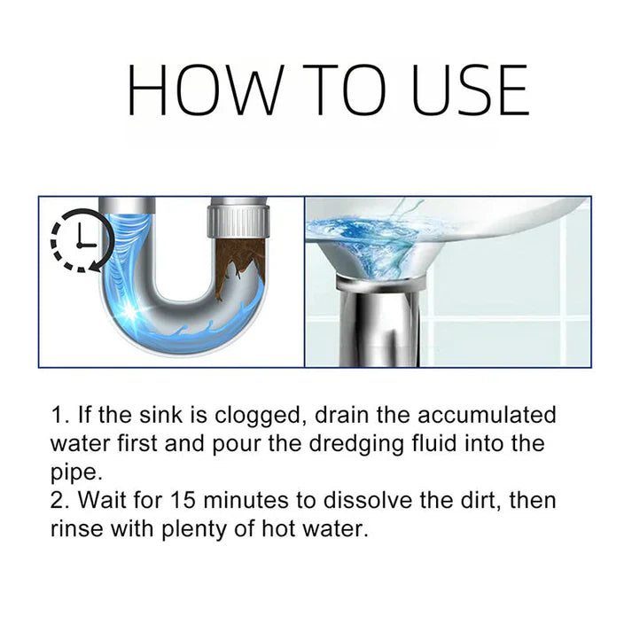 Multi-usage puissant nettoyant Drain-Clearing